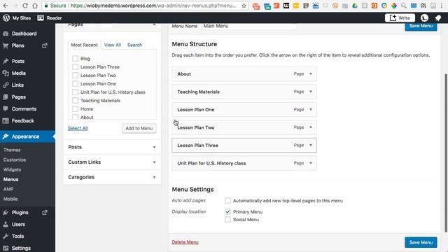 Custom navigation & menus on your WordPress website смотреть онлайн