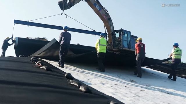 Landfill Construction | Geosynthetic Cover Lining System смотреть онлайн