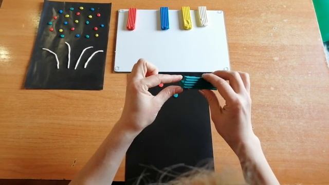 Лепка в младшей группе « Праздничный салют» смотреть онлайн