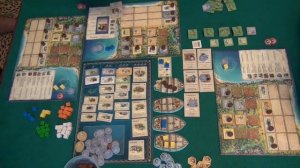 042 Пуэрто-Рико - играем в настольную игру, board game Puerto Rico