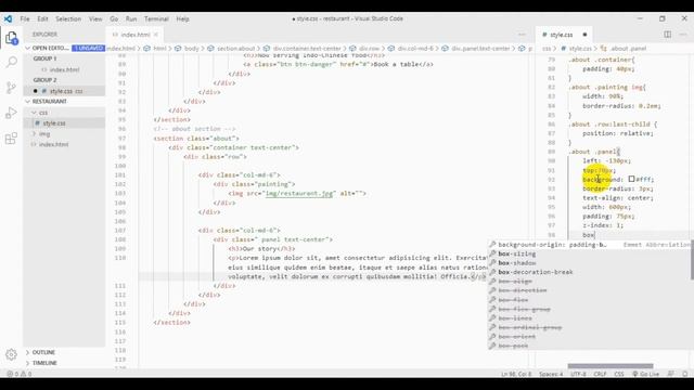 About Section + CSS | part 5 | VS code | April 2020 | Beginners | Website development смотреть онлайн