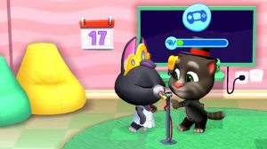 Говорящий Том Друзья домашний Караоке Том и Бекка против Анджелы и Хэнка Танцевальный Баттл