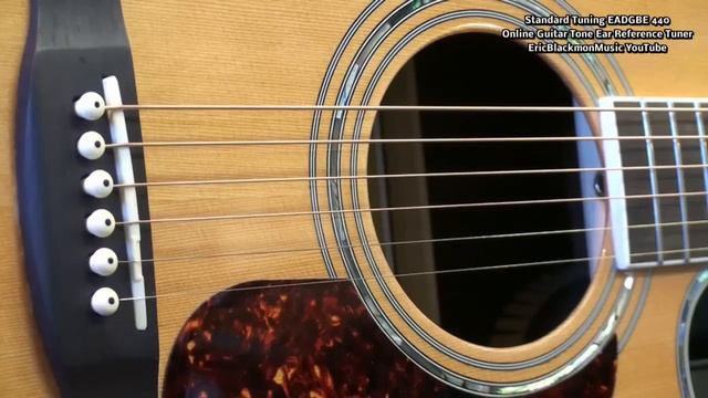 EADGBE Guitar Tuner 6 String - Standard Ear Reference TUNE UP@EricBlackmonGuitar смотреть онлайн