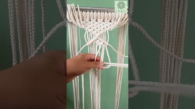 Porta Matero Tejido En Técnica De Macramé