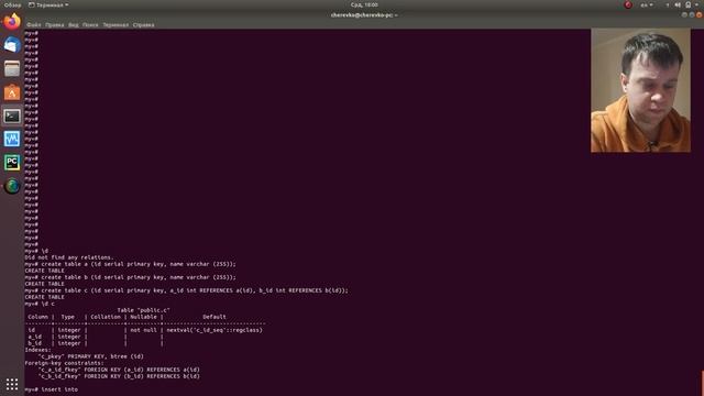 Внешние ключи FOREIGN KEY в PostgreSQL смотреть онлайн