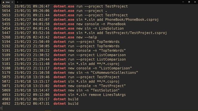 History, but for a single command! — Linux смотреть онлайн