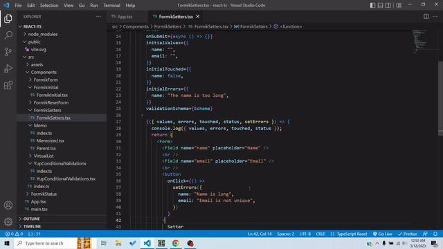 All Formik Setter Functions in 8 minutes смотреть онлайн