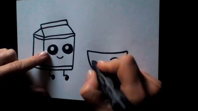 KAWAII РИСУНКИ |Как нарисовать завтрак - Como dibujar desayuno Как нарисовать милые рисунки смотреть онлайн