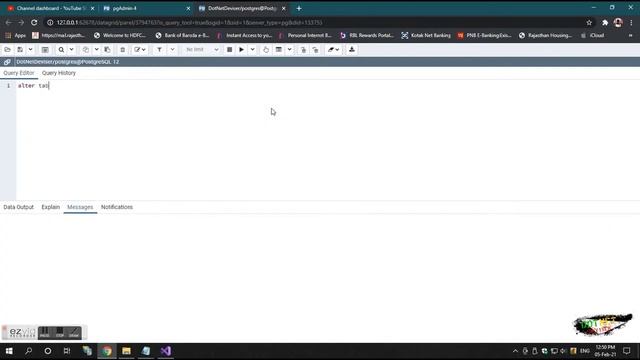 How to alter table(drop column) in PostgreSQL смотреть онлайн