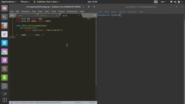 // Python += Kivy # 1 // Введение //