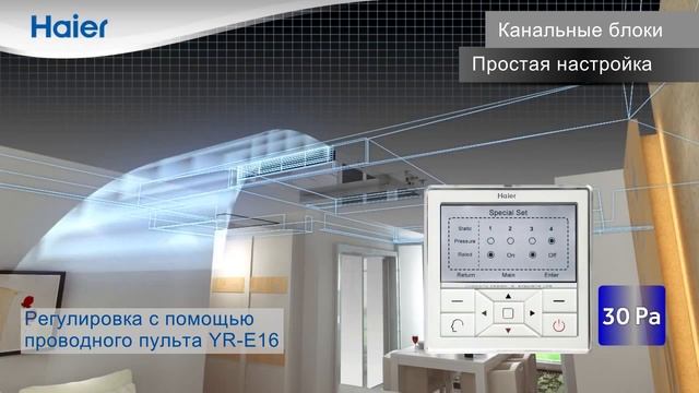Haier. Компактные канальные блоки смотреть онлайн