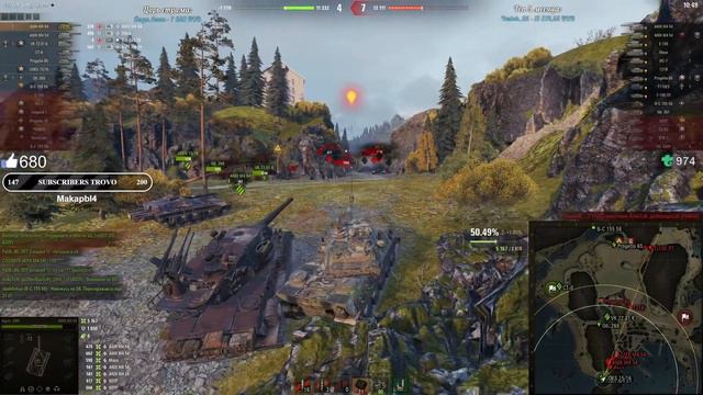 НИДИН AMX M4 54 МАКСИМАЛЬНЫЙ УРОН ПО АККАУНТУ - 11700 УРОНА!