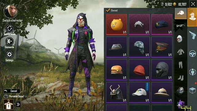 Psycho Jester Mask Combine The Fool Set ? PUBG Mobile KR смотреть онлайн