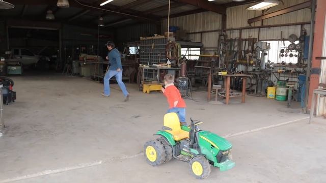 Playing on the farm with real tractors and toy tractors | Tractors for kids смотреть онлайн