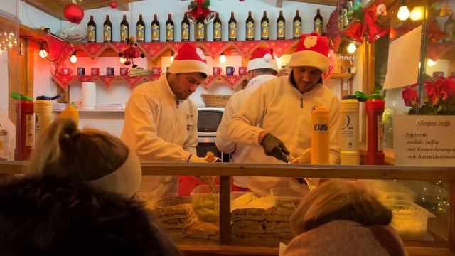 Hannover, Germany, Christmas Market walking tour 4K смотреть онлайн