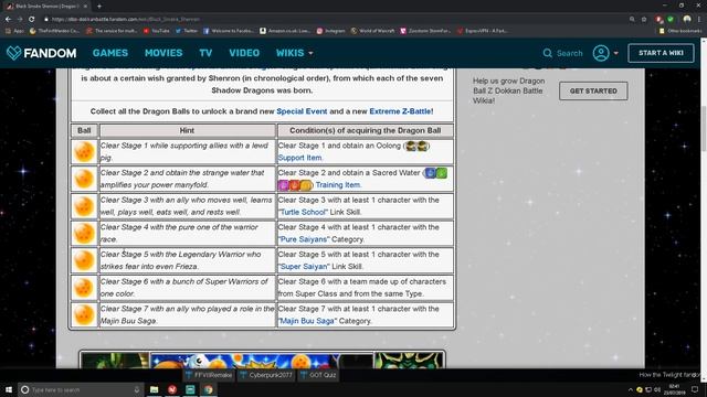 HOW TO GET ALL *7* CRACKED DRAGON BALLS ON GLOBAL DOKKAN! | DBZ Dokkan Battle смотреть онлайн