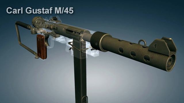 Carl Gustaf M/45 submachine gun | 3dGun смотреть онлайн
