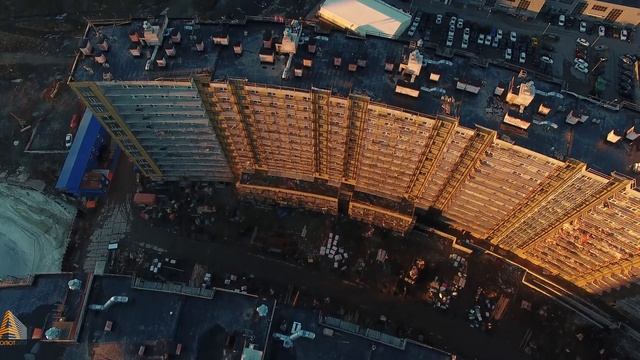 ЖК «Три Ветра» (Аэросъёмка от 03.2017) смотреть онлайн