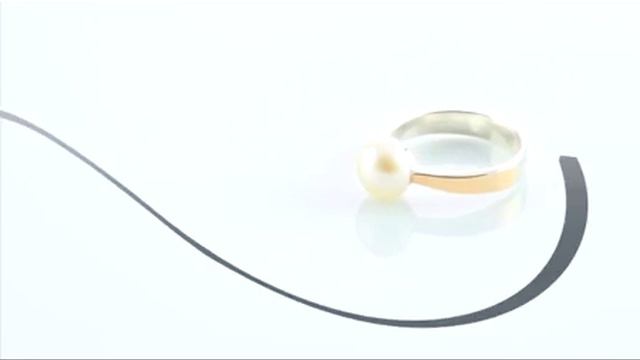 Серебряный комплект 925 пр. с жемчугом и золотом 325 пр. смотреть онлайн