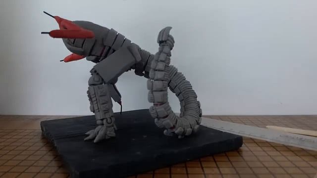 MECHAGODZILLA WITH CLAY/PLASTILINA. 2021