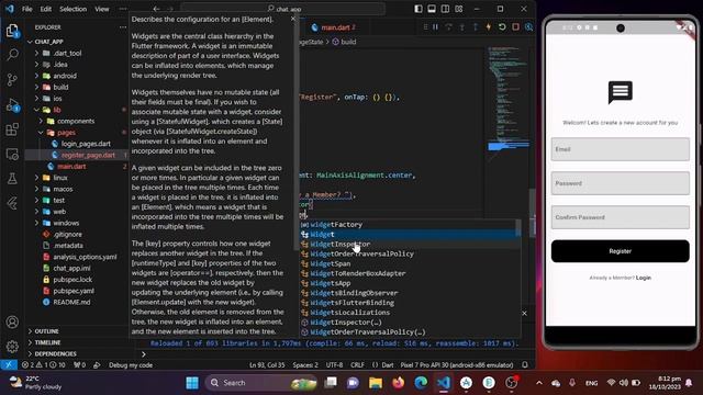 Chat App • Full Tutorial From Scratch | Flutter X Firebase | Register Page | Episode 3 смотреть онлайн