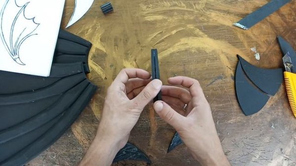 Demon wings from the anime Devilman crybaby. Cosplay demon wings. Крылья демона своими руками.