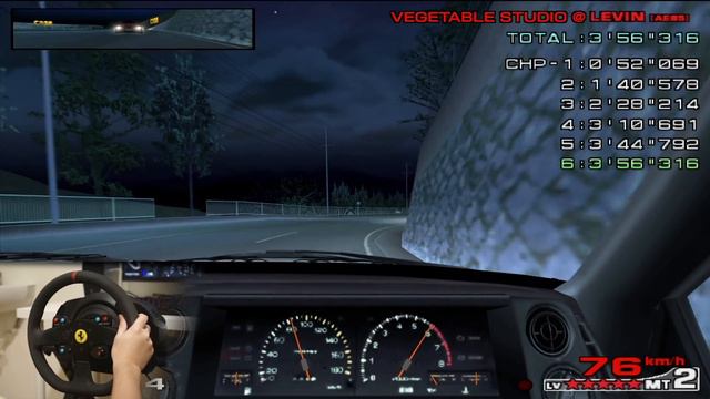 【Battle Gear 3】How Slow Can a Stock AE85 Be?｜Akina DH 4-Car Battle (Lv.5 AI)｜T300 Ferrari Wheel Cam смотреть онлайн