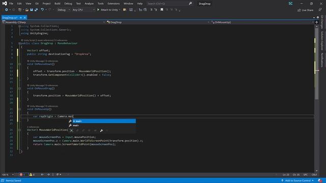 Drag & Drop 3D | World-Space 3D Objects | C# | Unity Game Engine смотреть онлайн