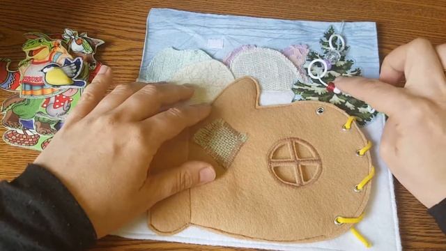 Руковичка. Quiet Book, Montessori. смотреть онлайн