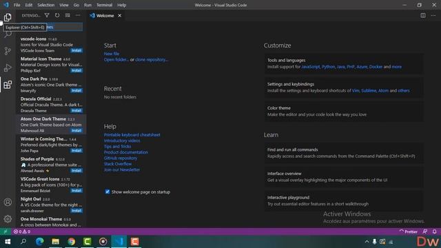 5- Comment télécharger et installer Visual Studio Code et les extentions Prettier et Live server смотреть онлайн