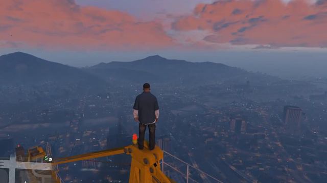 Руфим Кран в Лос-Сантосе + прыжок с парашютом [GTA V] смотреть онлайн