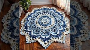 Очаровательные коврики крючком? Идеи вязания и рукоделия