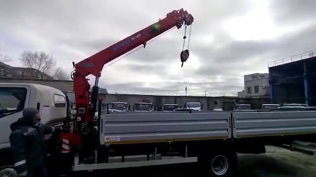 JAC N90 с манипулятором SkyWay SK 508 смотреть онлайн