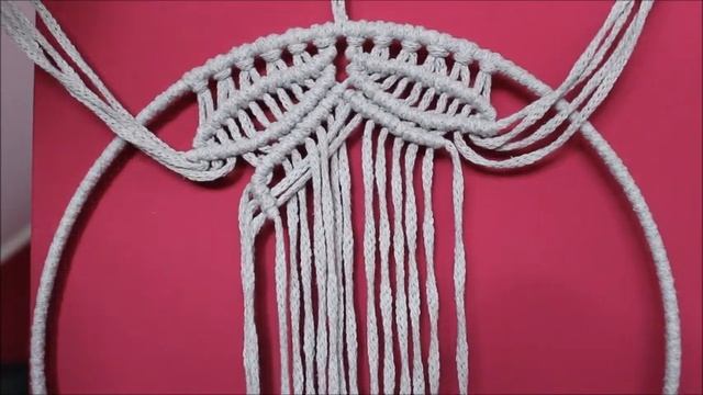 Dreamcatcher Traumfänger Macrame wall hanging Tutorial | DIY | easy How to make Boho Macramé смотреть онлайн