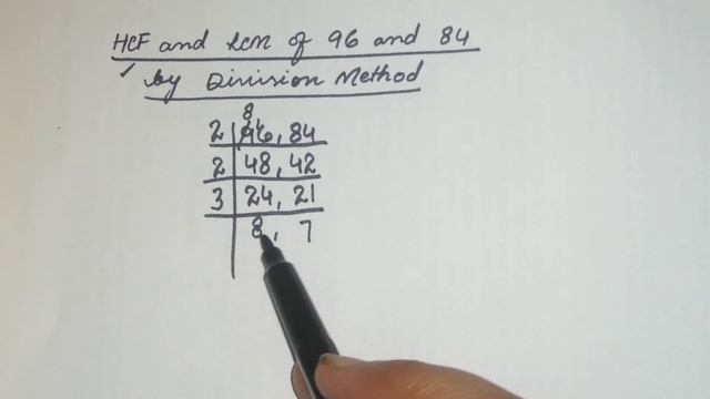 HCF and LCM of 96 and 84 by division method | in Urdu/Hindi | смотреть онлайн