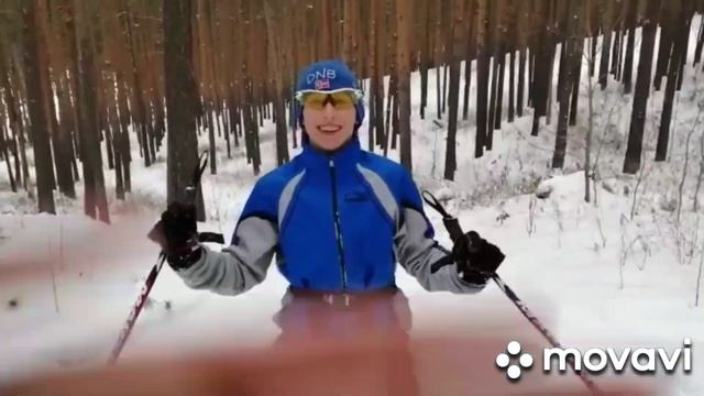 Разминочная тренировка на лыжах смотреть онлайн