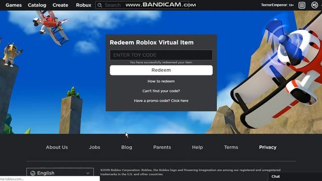 Redeeming My First ROBLOX Toy Code Ever смотреть онлайн