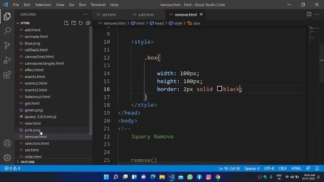 jquery empty & remove method in hindi | how remove content in jquery? смотреть онлайн