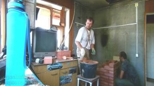 ТаймЛапс кладка котла. Колпаковая печь с котлом. Печник Екатеринбург.