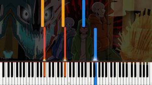 Bad Time Trio: Triple The Threat (Undertale Au) ▶ Synthesia / Piano