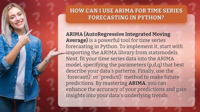 How Can I Use ARIMA for Time Series Forecasting in Python? смотреть онлайн