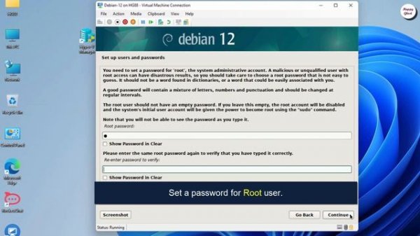 How to Install Debian 12 Bookworm on Hyper-V in Windows 11/10 | Windows Server 2022/2019/2016/2012