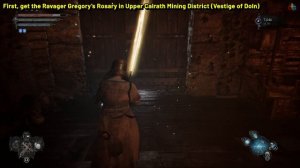 Lords of the Fallen (2023) RAVAGER GREGORY'S SWORD Location (Strenght + Radiance Weapon)
