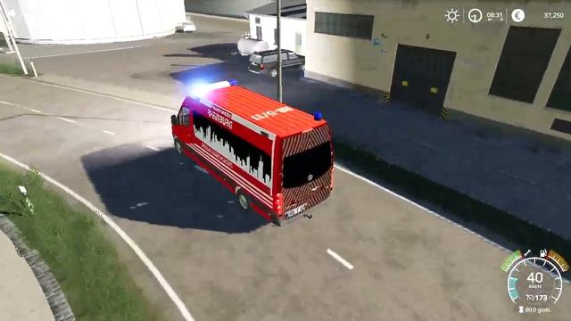 Farming Simulator 19 Volkswagen Crafter TDi Feuerwehr [DL] смотреть онлайн