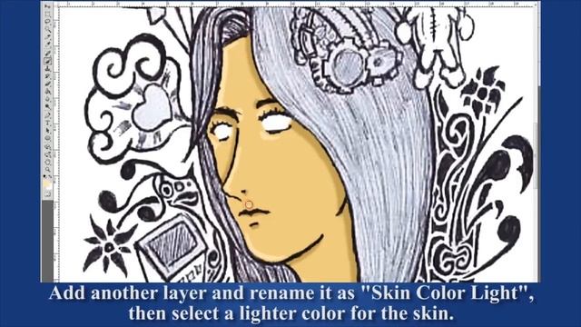 How To Color A Sketch Using Adobe Photoshop смотреть онлайн