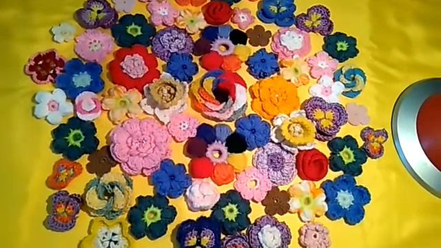 Вязаные цветы/ Cвязанные крючком цветы/ Crochet flowers/ Как связать цветок крючком смотреть онлайн