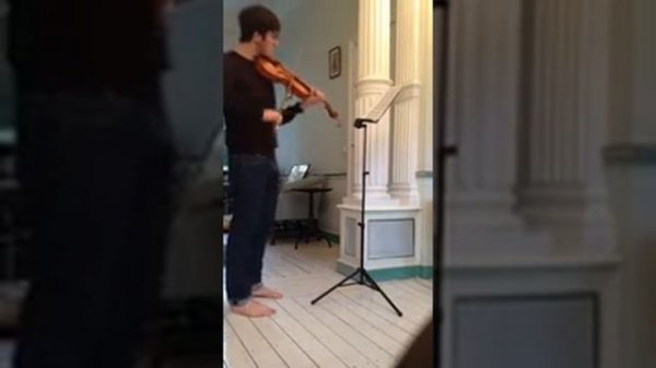 Julien Dresbach - Bach cello suites for viola 3rd suite Pre