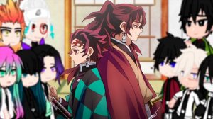 Hashira react to Tanjiro and Yoriichi Demon Slayer | Реакция Хашира на Танджиро и Ёриичи  | ОЗВУЧКА