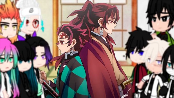 Hashira react to Tanjiro and Yoriichi Demon Slayer | Реакция Хашира на Танджиро и Ёриичи  | ОЗВУЧКА