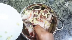 Пашина(пузанина) в рассоле. Сало с чесноком. Бабушкина кухня. Рецепты.